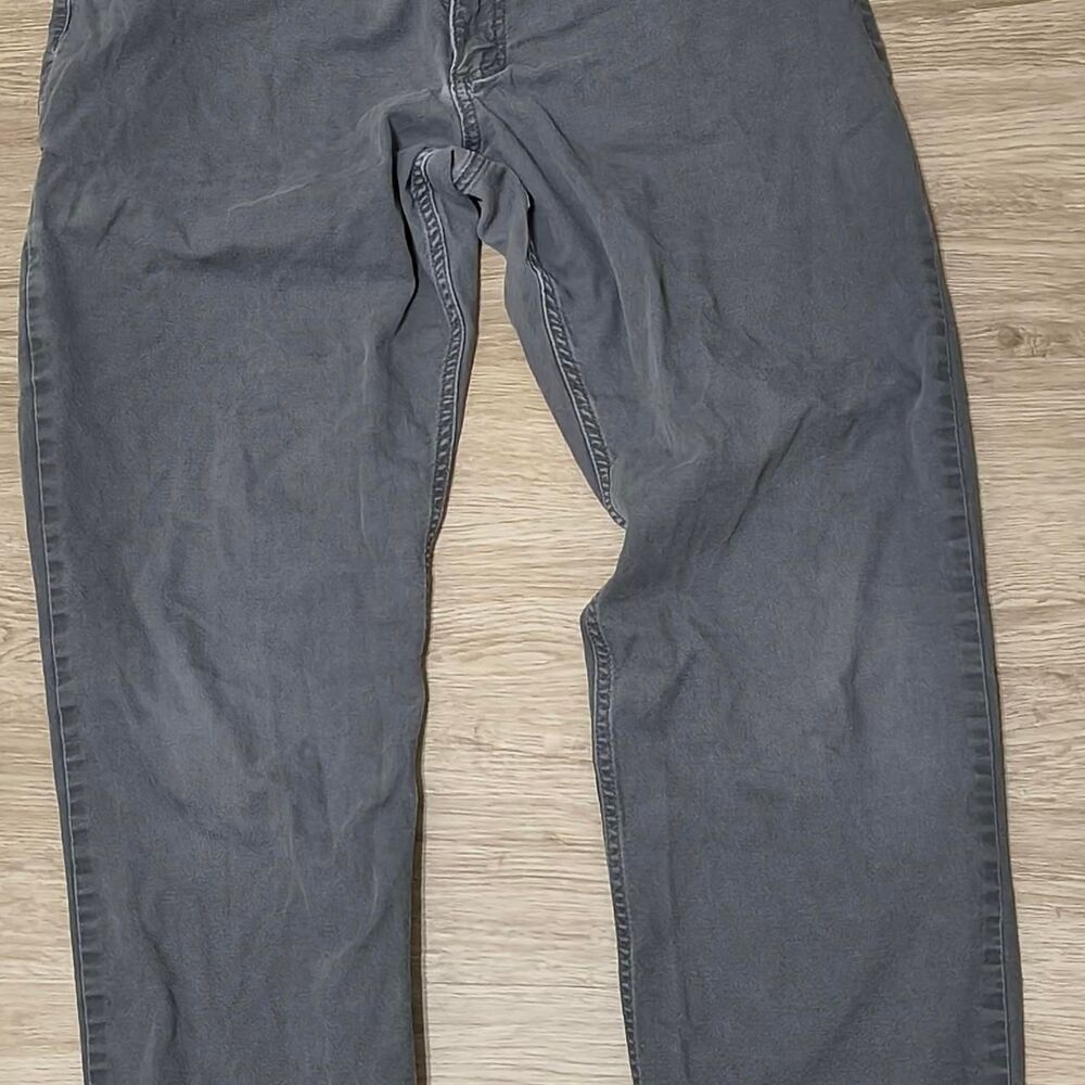Carhartt Relaxed Fit Canvas Work Pants 36x34 Gray